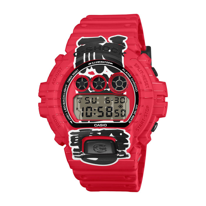【送料無料!】G-SHOCK GショックDW-6900AKA-4JR メンズ腕時計 CASIO カシオ赤提灯-MADE IN JAPAN-