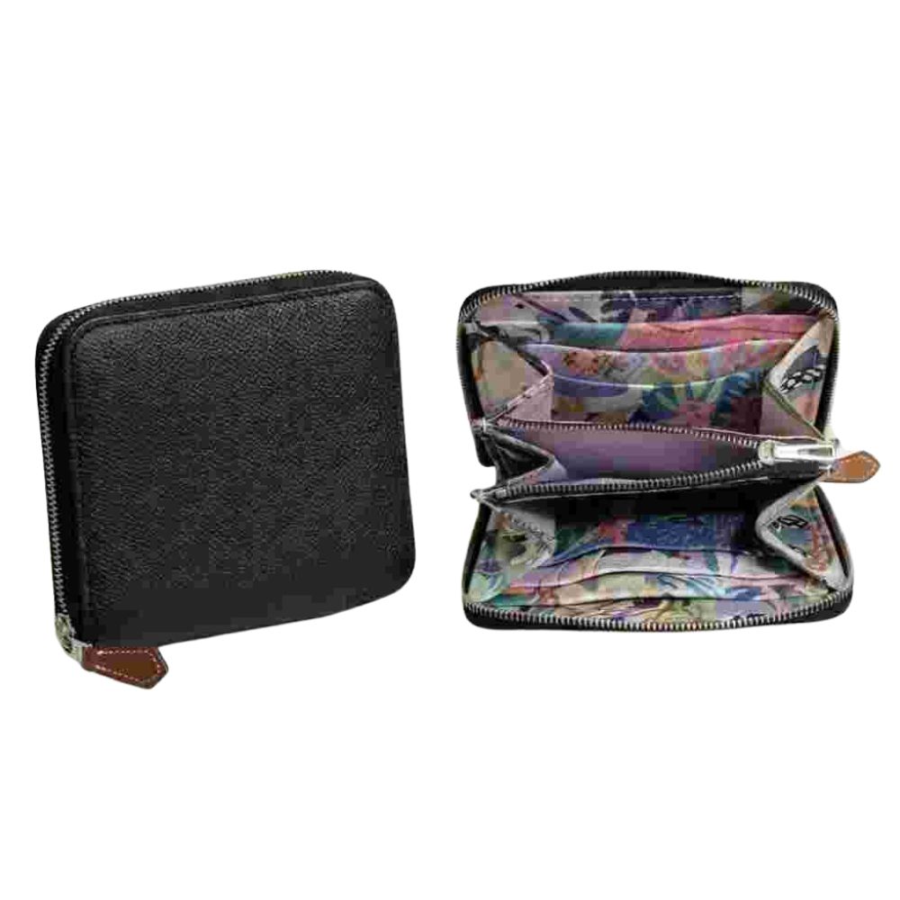 HERMES アザップ シルクイン パウダーコンパクト 黒いこと（NOIR /ノワール） エプソン AZAP SILKIN コインケース