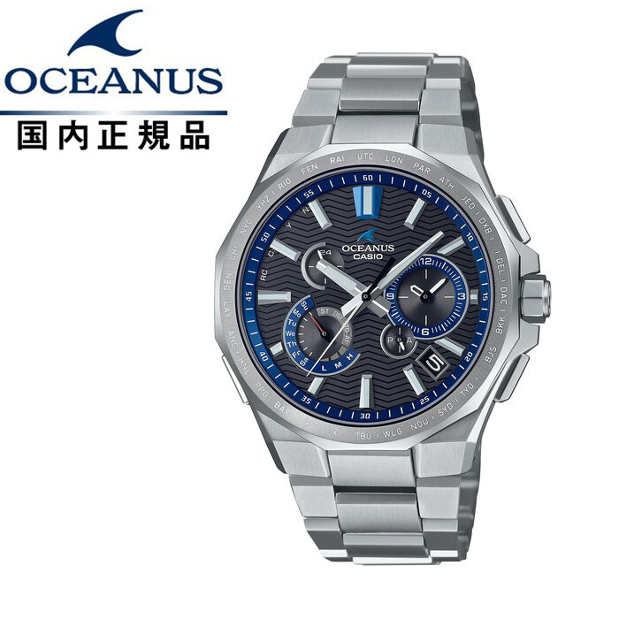 【送料無料】OCEANUS オシアナス Classic Line OCW-T6000-1AJF メンズ腕時計 CASIO カシオNEW CLASSIC オールシルバーTIC