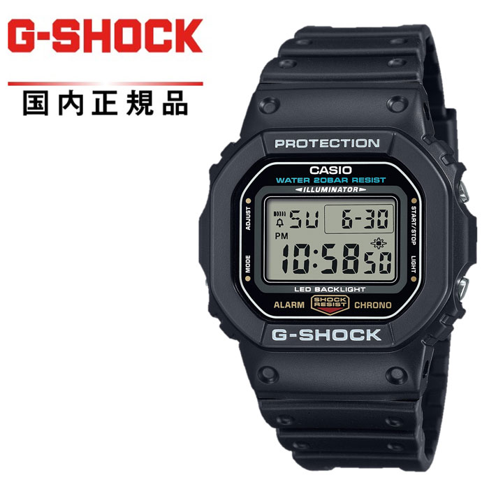 【送料無料】G-SHOCK Gショック DW-5600UE-1JF メンズ腕時計 CASIO カシオバックライトEL→LED変更　電池寿命2年⇒5年