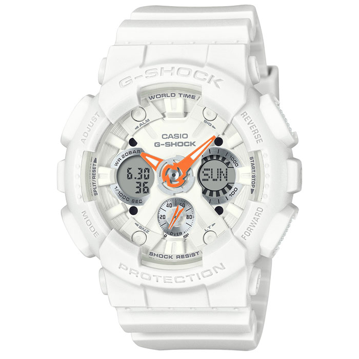 【貨物輸送無料!】G-SHOCK Gぼうぜん自失 WOMEN 成人女性GMA-S120SA-7A1JF 男女兼用ウオッチ CASIO カシオSporty Accent Color
