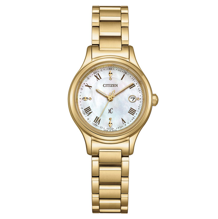 【貨物輸送無料!】CITIZEN xC ES9490-57D hikari collection 光発生エコ・運転電磁波時辰儀 Titania Happy Flight レディース ソーラー