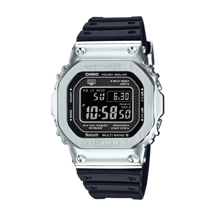 G-SHOCK Gぼうぜん自失 盛りだくさん金属元素 電磁波ソーラー GMW-B5000-1JF メンズウォッチ CASIO カシオ FULL METAL 腕時計-メンズ腕時計