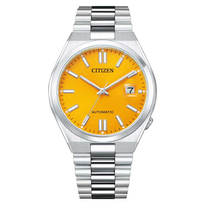 【送料無料!】“TSUYOSA”Collection　ツヨサ　CITIZEN　シチズン　CITIZEN COLLECTION　シチズンコレクション　NJ0150-81Z　イエロー　YL　メンズ　時計　 【CITIZEN】