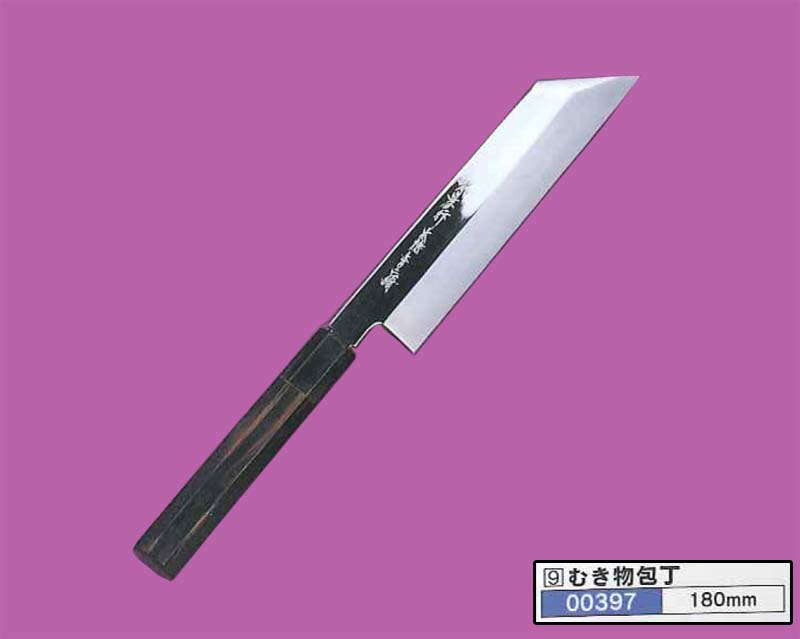 楽天市場】日本鋼（特製） INOX むき物 180mm 實光包丁(堺包丁