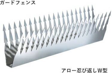 100 本物保証 楽天市場 忍び返し 屋外防犯 ガードフェンス アローw型 ミニフェンス Webショップtakigawa 宅送 Nairobisportshouse Com