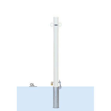楽天市場】車止めポール帝金(teikin)バリカー ピラー型スチール(鉄)製