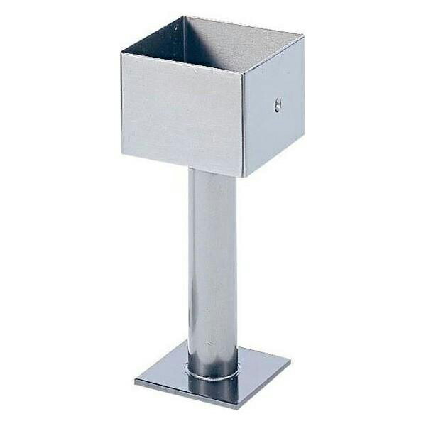楽天市場】ケイ・ジー・ワイ工業 ステンレス柱受（角型） HH1-100K 100