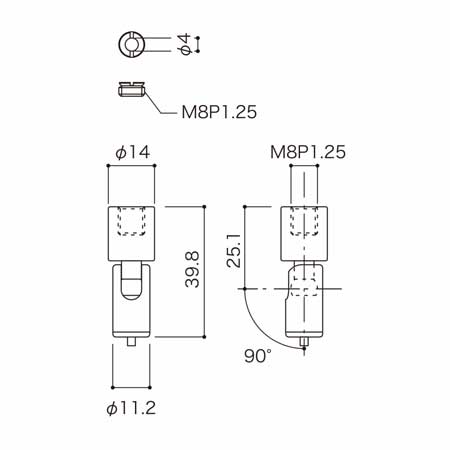ワイヤーシステム 天井 アラカワグリップ 壁ビス止めグリップ Am 32