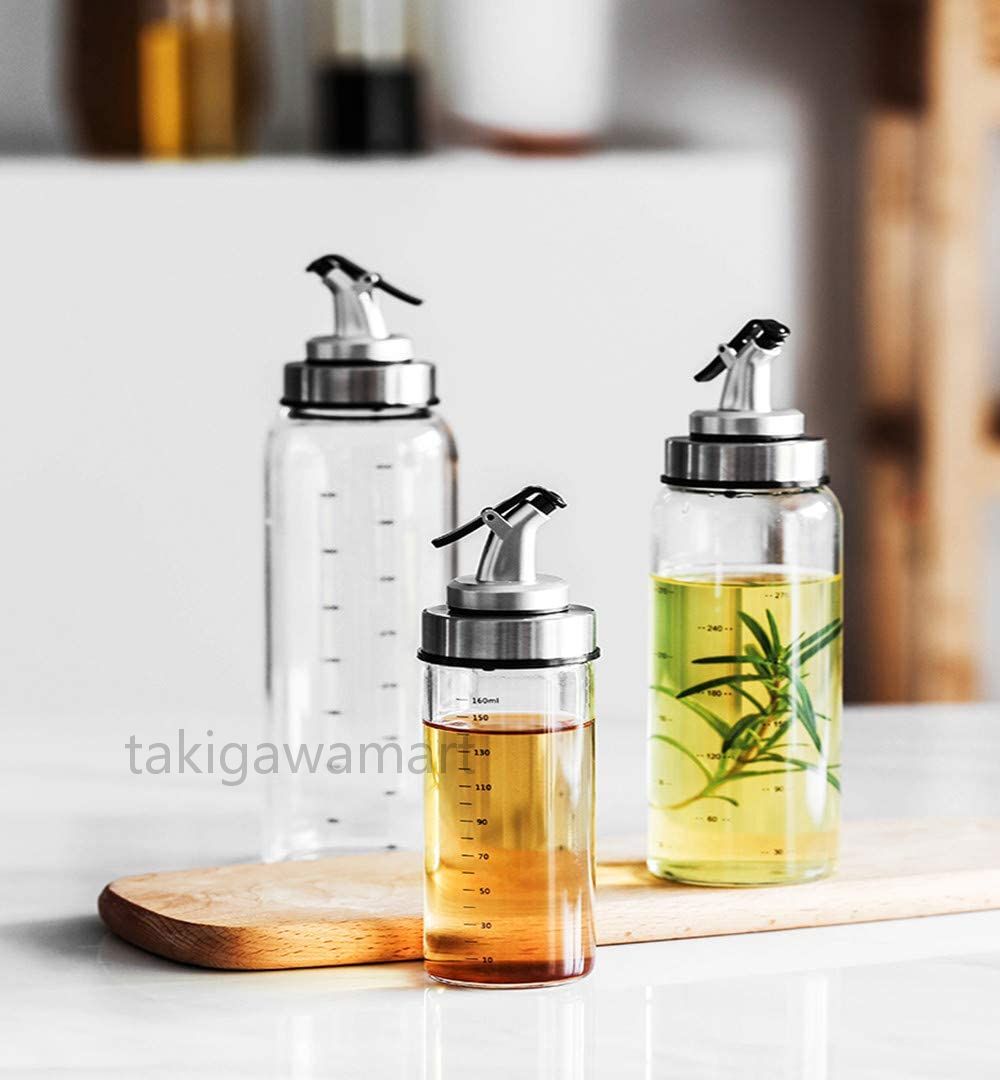 250ml シリコンガラス オイルポット*4 250ml シリコンガラス オイルポット*4