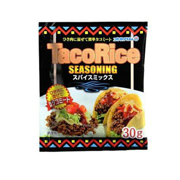 【楽天市場】タコ シーズニング タコス タコライスの素 粉末 30g×1個 オキハム 船メール便：たき配便
