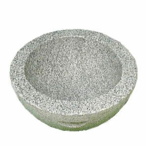 楽天市場】白御影石 G633 石臼 3升用 直径50cm×高さ24cm 持手溝4箇所