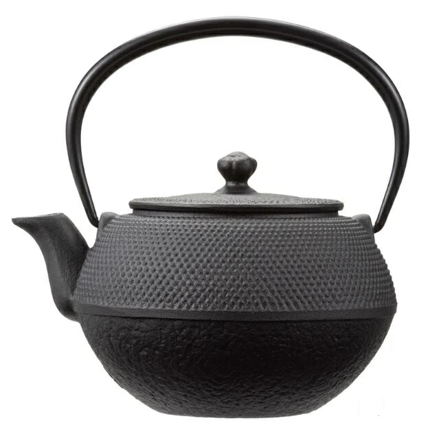 (正規品 特選国産品) 南部鉄器 鉄急須 まろみアラレ 0.65l E-110-L (W163 D132 H164 1.3kg) 日本製 及源鋳造 OIGEN (zm) 白湯 プレゼント 父の日 母の日 敬老の日
