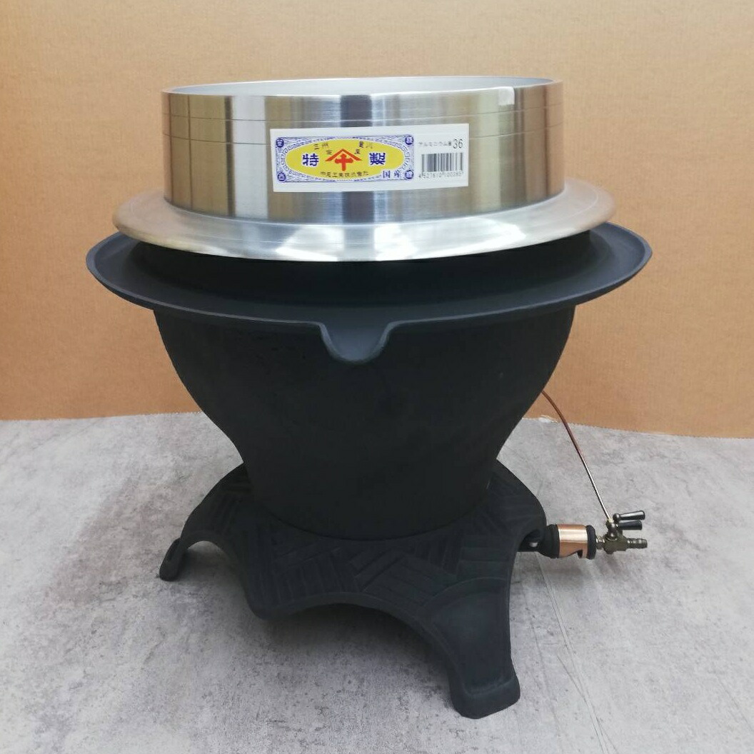 楽天市場】(徳用2点セット) 鋳物 ガスかまど NO.60 羽釜40cm