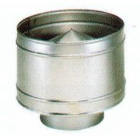 東洋アルチタイト産業 SUS430 ステンレス CF用排気筒 Pトップ φ150mm 厚み0.3mm (アミなし) [SUS430 煙突・排気筒]
