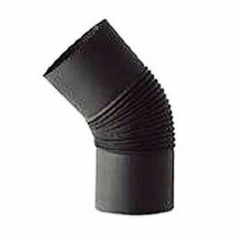 ステンレス 黒耐熱 煙突 エビ曲45° φ150mm 厚み0.3mm