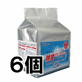 製造会社店卸し資産境界線(1容れもの特価 6個書き割り) ディプロ 除菌 ウエットワイパー 高役立つこと手合いα 詰替え用 250枚入り口・入口×6個