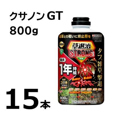 (15本入 入れもの特価) キンチョー園芸 除草剤 草失くする同盟罷工ロング 800g | クサノンGT粒剤 クサノンEXの家督相続 zs