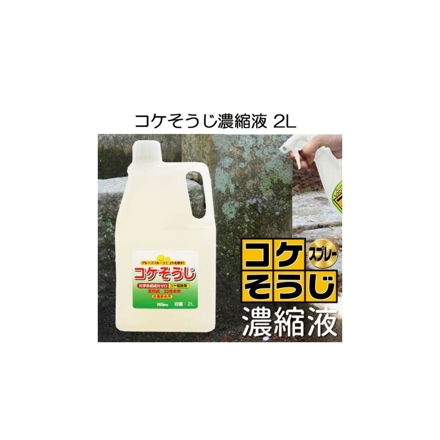 楽天市場 パネフリ工業 コケそうじ濃縮液500ml 倍希釈タイプ イシクラゲ対策 コケ除草剤 こけ退治 苔駆除 ガーデニングどっとコム