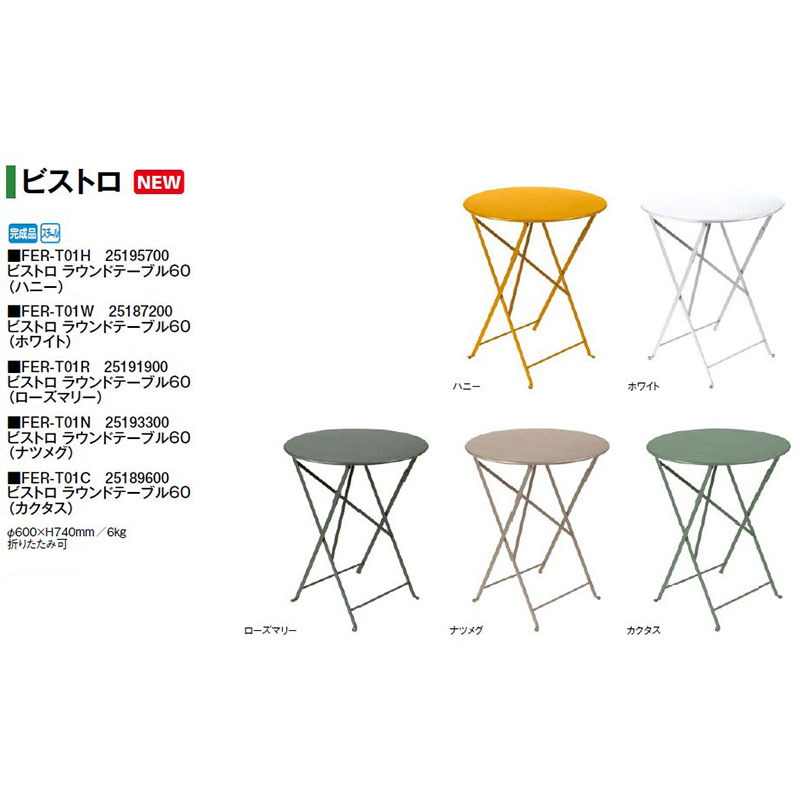 螺旋釘トロ ラウンド時刻表60・FER-T01H 25195700(お前さん)・FER-T01W 25187200(白いこと)・FER-T01R 25191900(ローズマリー)・FER-T01N 25193300(肉荳蒄)・FER-T01C 25189600(サボテン)(ガーデンファニチャー)