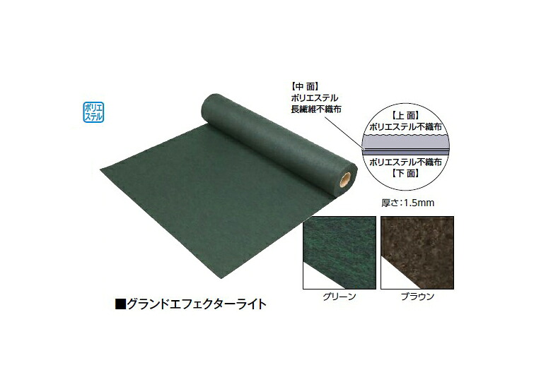 グランドエフェクターライト 1×25m(NDA-125REG 50663700/NDA-125REB 50664400)グリーン/ブラウン [タカショー エクステリア 庭造り DIY 瀧商店]