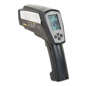 シンワ測定 73100 放射温度計H 高温測定用デュアルアルレーザーポイント機能付 放射率可変タイプ