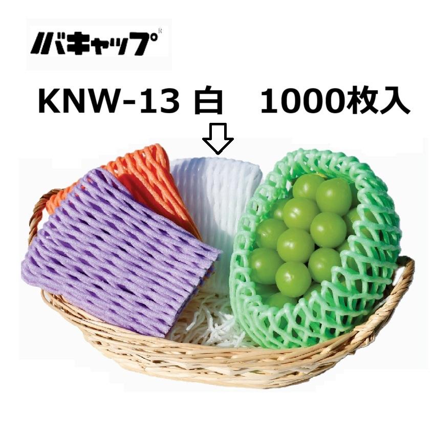 (1000枚入) ノバキャップ KNW-13 白 DMノバフォーム ｜13cm フルーツキャップ ぶどう緩衝材 ブドウ包装 葡萄入れやすい 脱粒防止 法人個人選択
