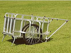 ハラックス コンパック HC-3500N ノーパンクタイヤ (TR-26×2-1/2N) アルミ製 折りたたみ式リヤカー 耐荷重350kgタイプ (法人個人選択)