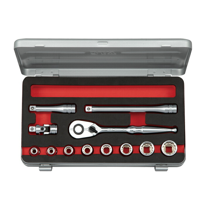 KTC 9.5sq.ソケットレンチセット（十二角） 12点 TB312WA KTC京都機械工具 haya
