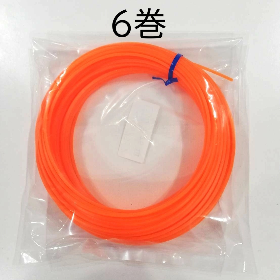 (徳用6巻セット 純正スペアコード) ツボタ ナイロンカッター 刈まるくん (替コード) ナイロンコード N-1091 関西洋鋸　(zmC2)