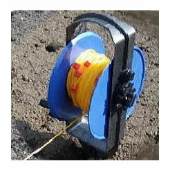 楽天市場】ロープリル うね立て紐巻取り器槍木産業 畝立て紐 巻取器