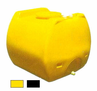 モリマーサム脂製作 ローリー貯蔵タンク SL-800 \u003cBR\u003e(色より分ける 黄味がかった/黒いこと) 800L 水抜き口付(弁膜旗がしら25A) (人間宅送りとどける不可) yuas