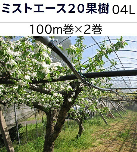 (100m×2巻書き割り特価) ミストエース20 生り物 04L 100m巻×2 WB8375 住化稼穡原材料 (人間宅へは取寄送りとどける)