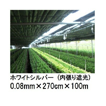 トゥーカン 白いことしろがね色 (上昇限度遮光用) (厚0.08mm×幅270cm×長100m) (原反巻姿 シングル一巻き) 東罐興産 (法人/持ちはこぶ会社組織取り引き所打ち切り 選りわける)