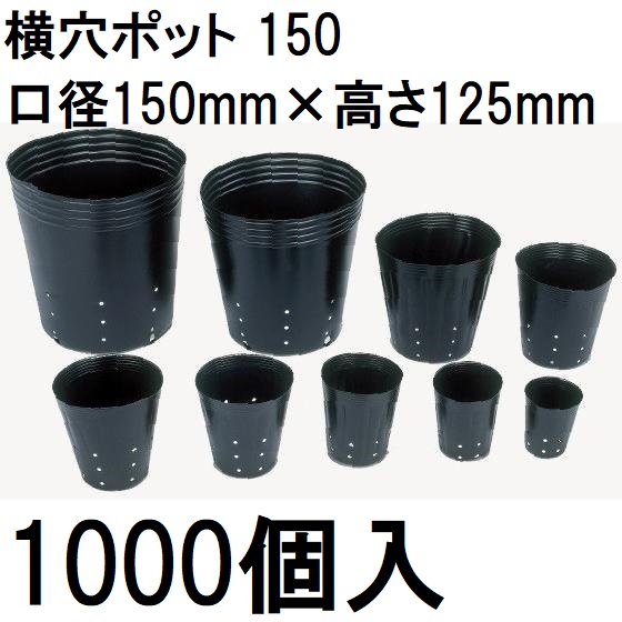 楽天市場】(徳用800個入) ポリポット 18cm (とびだしポット) ポリ鉢 丸