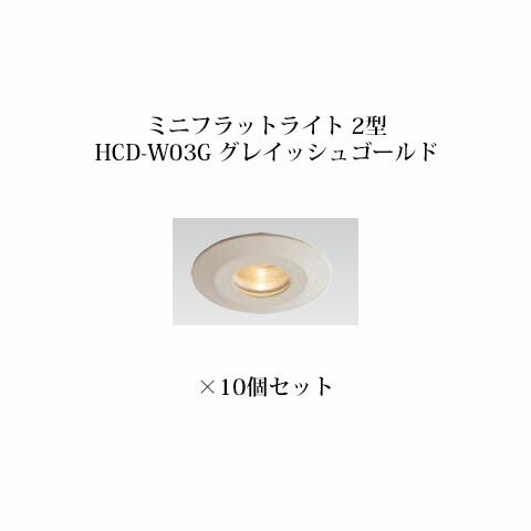(10個セット) エクスレッズ ライティング 12V ミニフラットライト 2型(グレイッシュゴールド) (71612800 HCD-D03G) 電球色×10個 (タカショー エクステリア 庭造り DIY) 87,890円