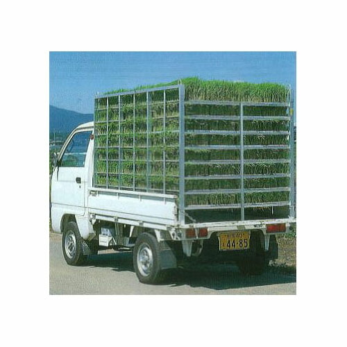 ハラックス ナエラック アルミ製 育苗箱運搬器 ER-48 棚間隔18.6cmタイプ(6段) 法人農園宛（無料）\u203b法人名必須]ハラックス HARAX ナエラック ER-64⁄ER