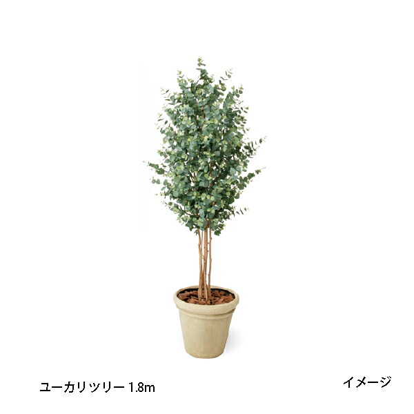 楽天市場 室内用 人工観葉植物 ユーカリツリー 1 8m Gd 231 タカショー 園芸用品 エクステリア 農機具 瀧商店 瀧商店