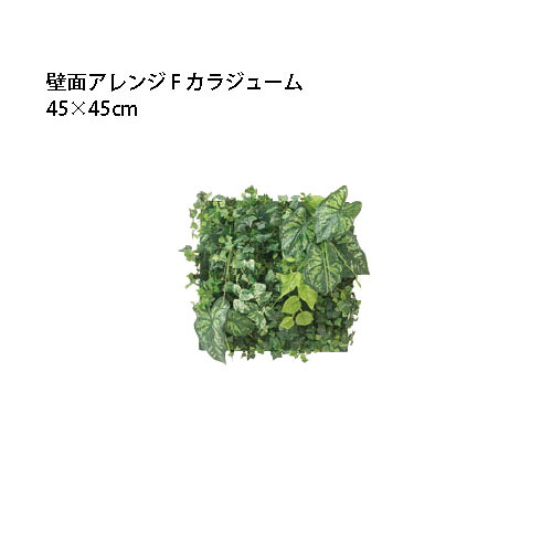 (室内用) 人工植物 壁面アレンジ 45×45cm F カラジューム (33581700 GD-201F) (タカショー 園芸用品 エクステリア 農機具 瀧商店)|瀧商店
