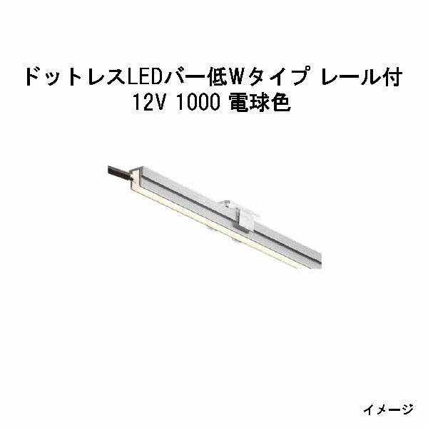 HAC-D81T ドットレスLEDバー 24V 深型レール付 1000 （電球色） タカショー 照明器具 ガーデンライト TAKASHO_送料区分16 タカショー | ドットレスLEDバー レール付 低Wタイプ2024年版