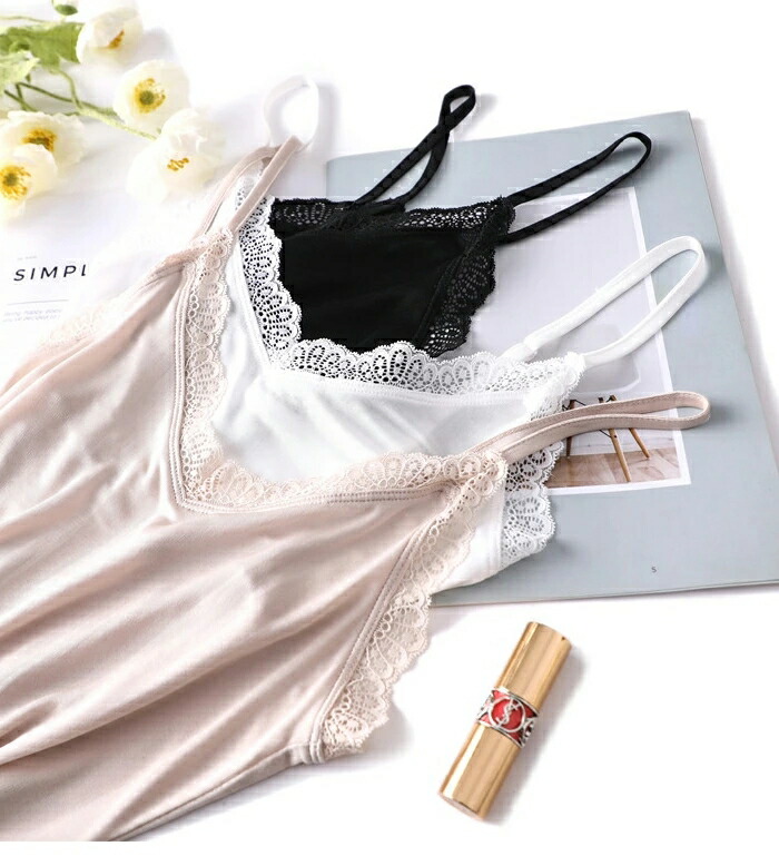 送料無料 シルク レディース キャミソール レース 大人可愛い 薄手 インナー シルク シンプル 一枚着用 重ね着 女性用シルクレースキャミソール オシャレ 低刺激 快適 保湿 通気快適 敏感肌用 Devils Bsp Fr