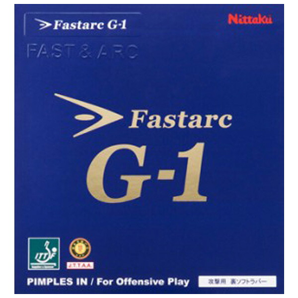 Nittaku(ニッタク) 卓球ラバー ファスタークG-1 NR-8702 裏ソフトラバー