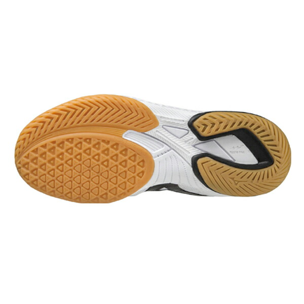 おわんMサイズ Mizuno Unisex Table Tennis Shoes WAVE DRIVE 0 White / Black