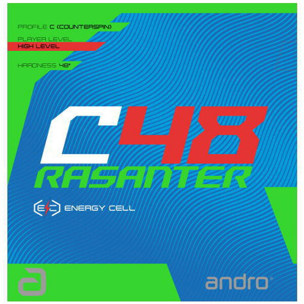 卓球ラバー メール便送料無料 andro アンドロ aja0090 ラザンターC48