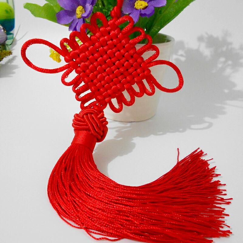 2494 「開運」中国吊るし飾り　約80cm 2494 「開運」中国吊るし飾り 約80cm