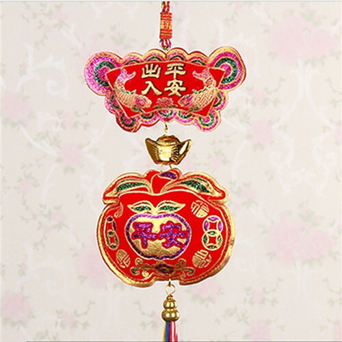 楽天市場】吊るし飾り 如意 中国結び 金福 小 221F001 : 天宝堂