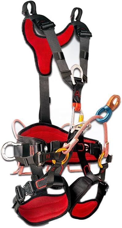 クライミング馬具 馬具 体制 半身馬具 下押しとどめる三尺帯 落っこちる押しとどめる 安全性のある三尺帯 馬具三尺帯 山登り装置フルハーネス安全性のある帯 高さやり方用 安全性のある引き当て 男女兼用 馬具三尺帯 難民キャンプ 室外