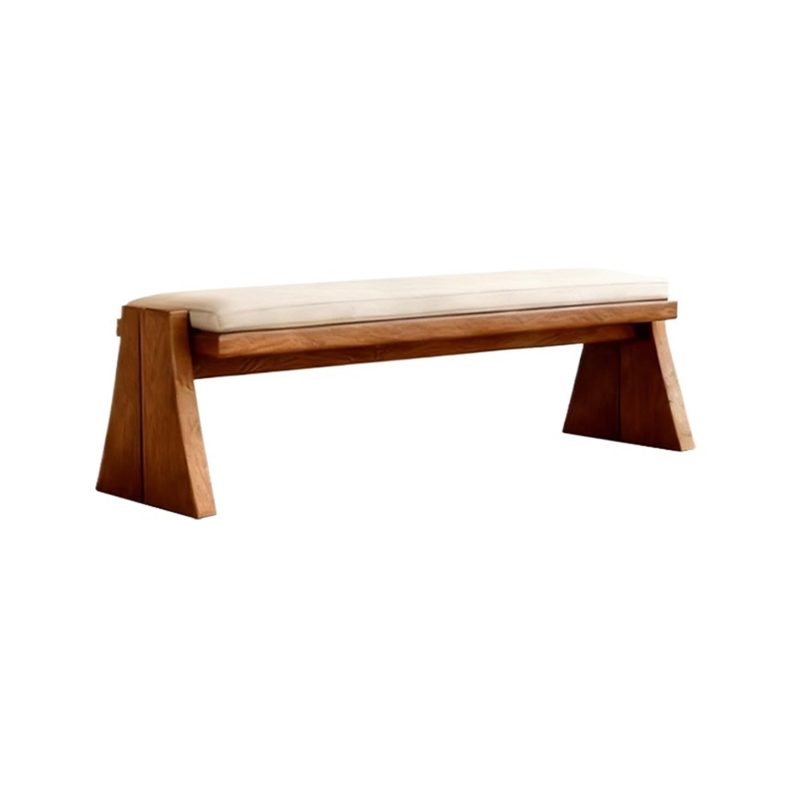 寝椅子涼み台 出どころ木製靴取り替えっこ腰かけ身寄り用厚地の外套仕合わせ臥し所ベッドエンドスツール オットマン(中くらい)