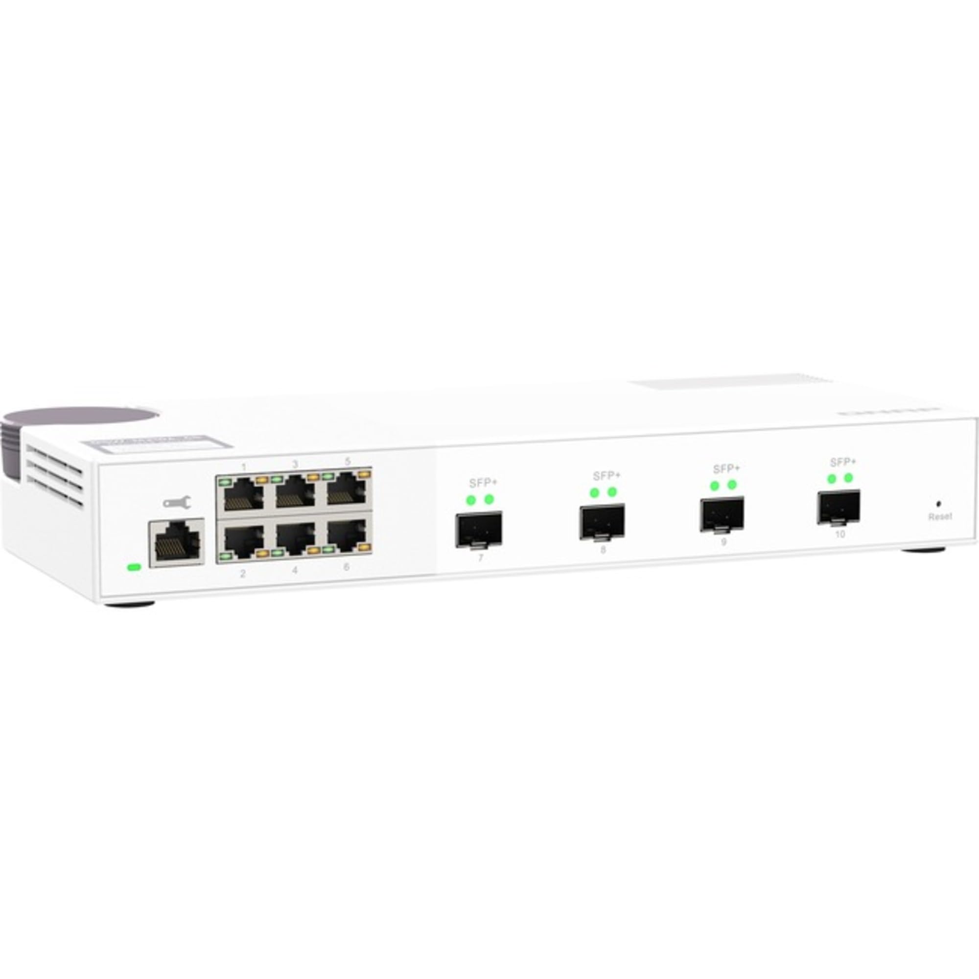 ( キューナップ ) -2106-4 10 2 マネージド スイッチ 4つの10 +、6つの 2.5 ポート を搭載|擇木ショップ