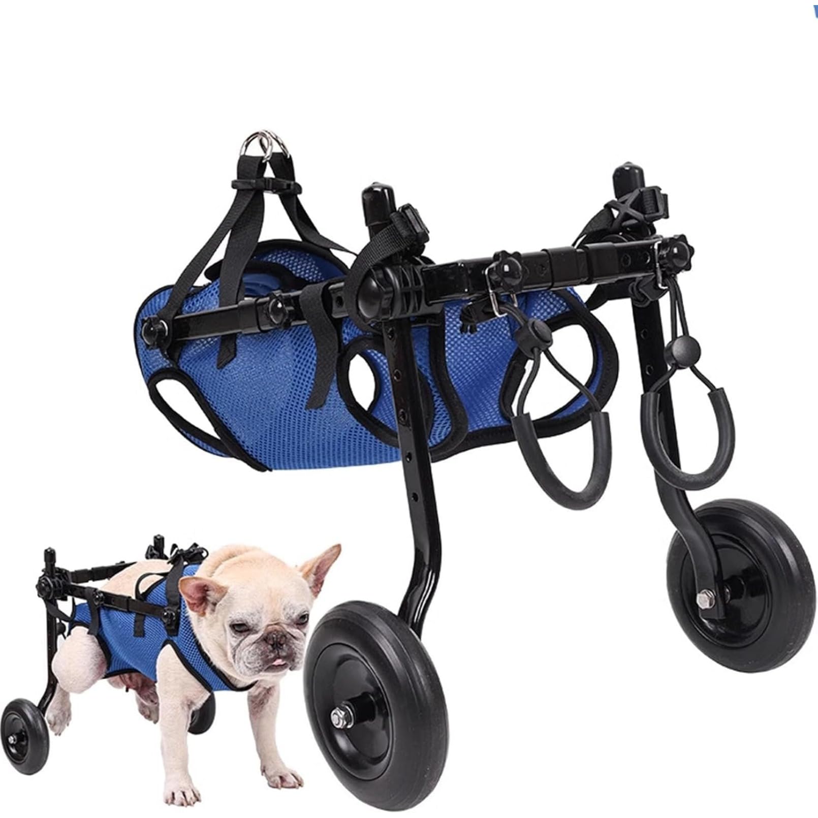 自然調整能力のあるな犬用手押し車/車いす、拷問台付き添い人小型犬用手押し車、助けること手押し車繰出し器、手足まといのある愛玩動物用の民族大移動助けること具、犬ころと猫用 ()